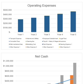 Drug Rehab Excel Financial Model Template-Dashboard