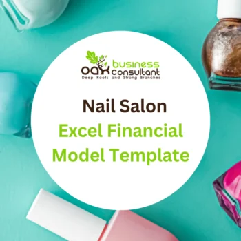 Nail Salon Excel Financial Model Template - Product Image