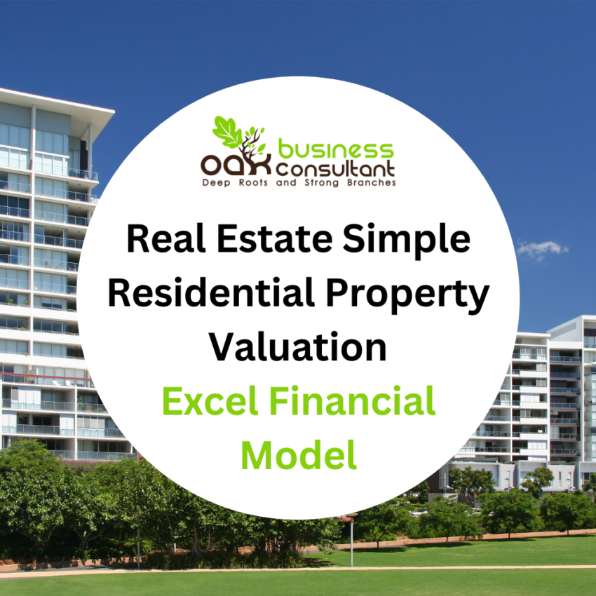 Real Estate Simple Residential Property Valuation Excel Financial Model Real Estate Simple Residential Property Valuation Excel Financial Model