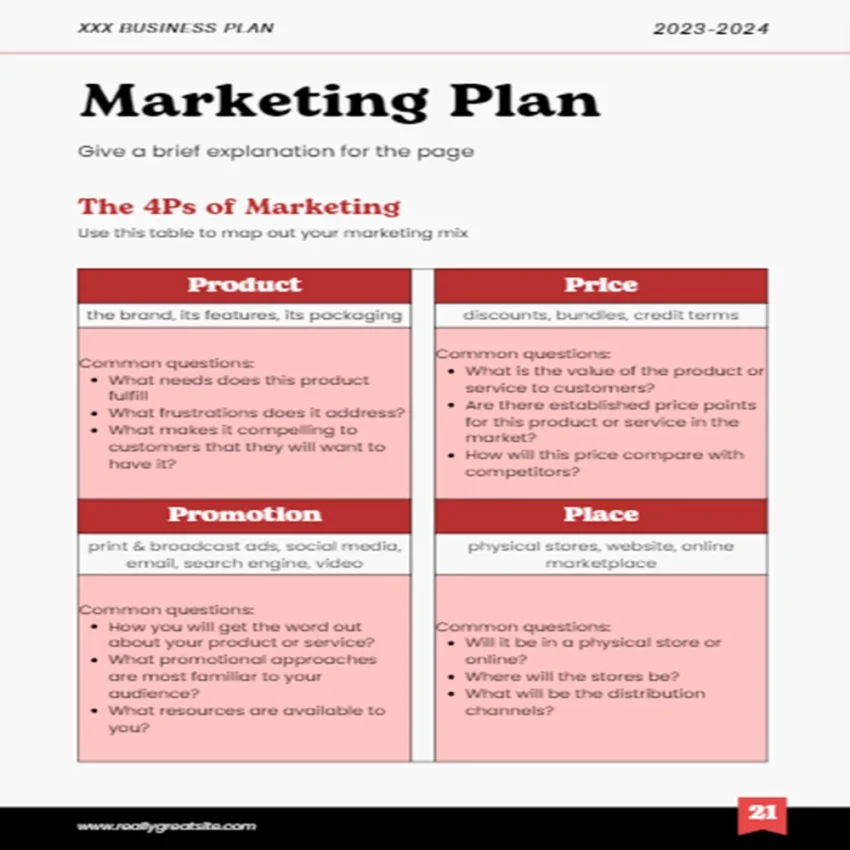 Tattoo Store Business Plan - Marketing Plan