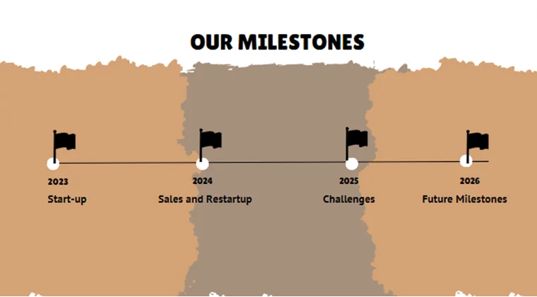 Consulting Business Pitch Deck-Our Milestones