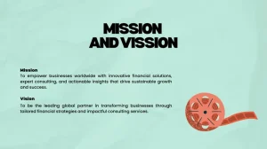 Entertainment Business Pitch Deck - Mission and Vision