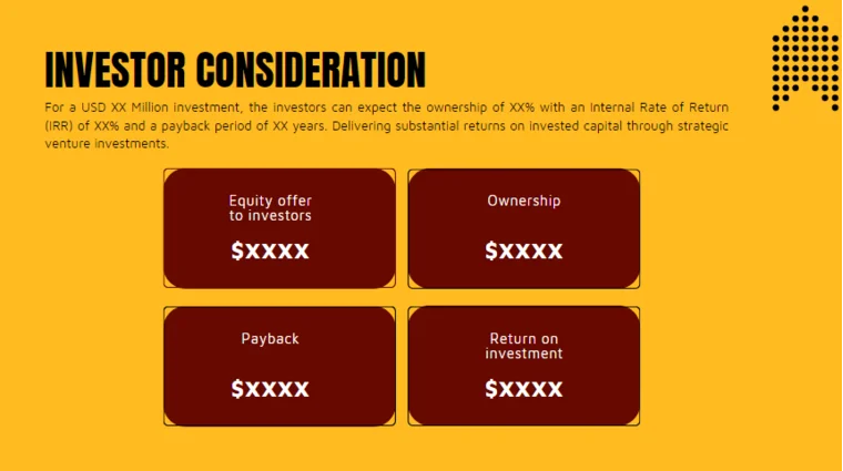 Film Pitch Deck Template-Investor Consideration