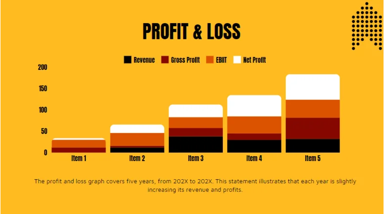 Film Pitch Deck Template-Profit & Loss