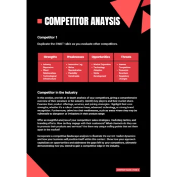 Global Marketing Business Plan - Market Analysis