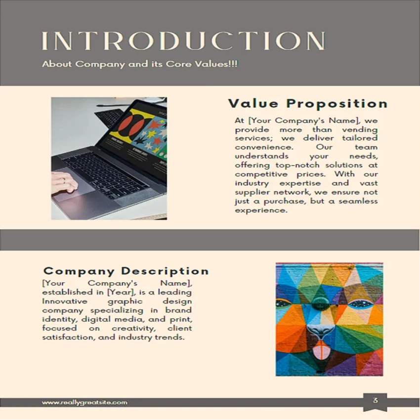 Graphic Design Business Plan - Company Summary