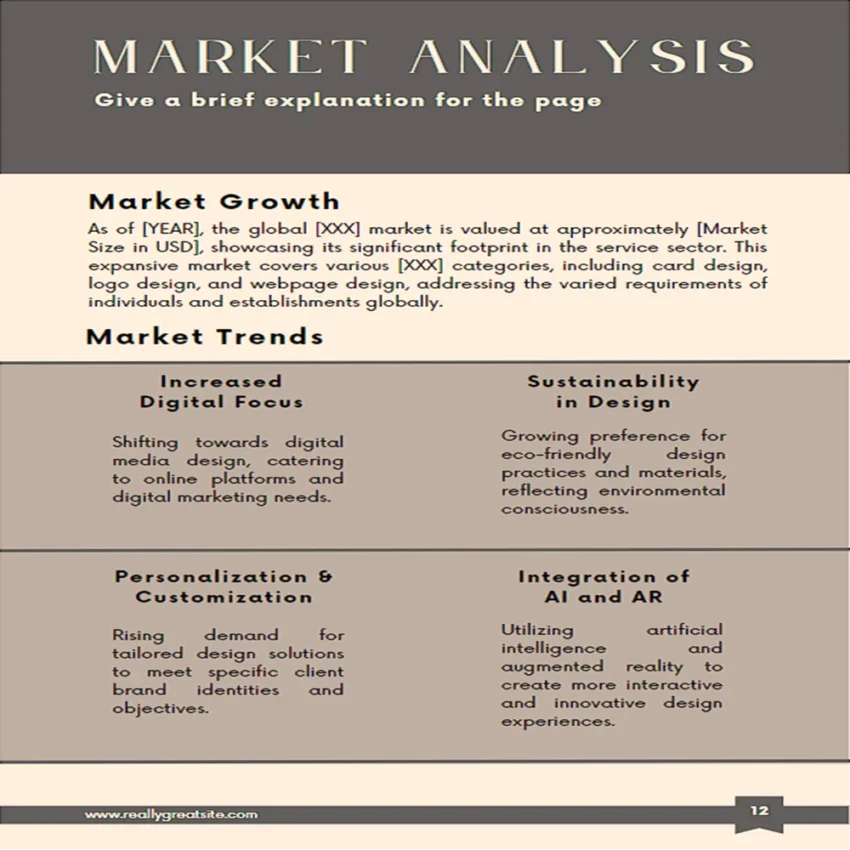 Graphic Design Business Plan - Market Analysis