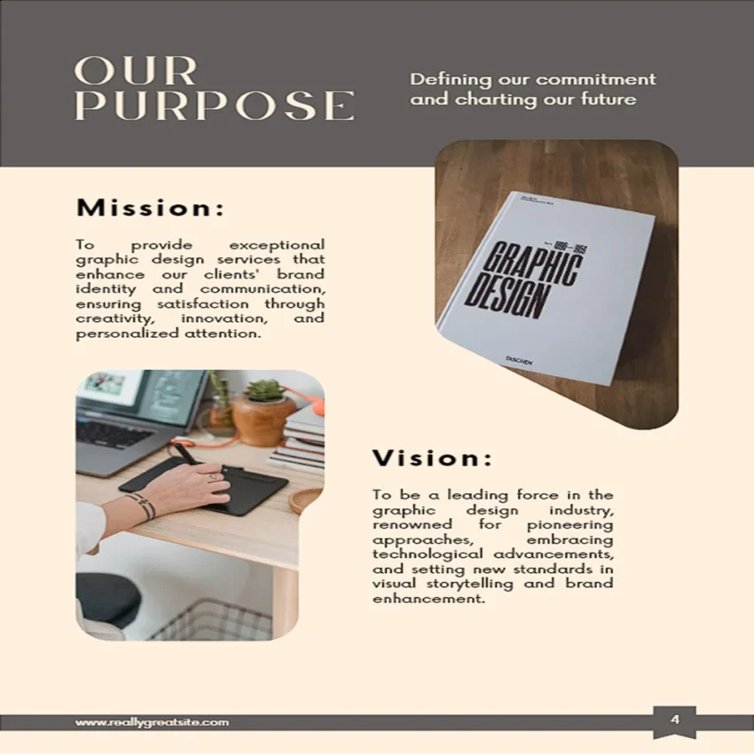 Graphic Design Business Plan - Mission Vision