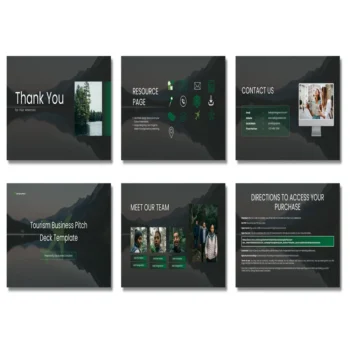 Tourism Business Pitch Deck Template - Contact Us - FI
