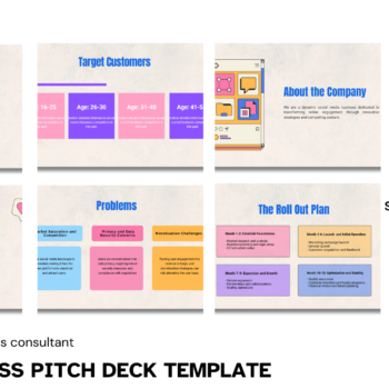 Social Media Pitch Deck Template - Image 2