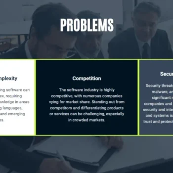 Software Pitch Deck Template - Problems