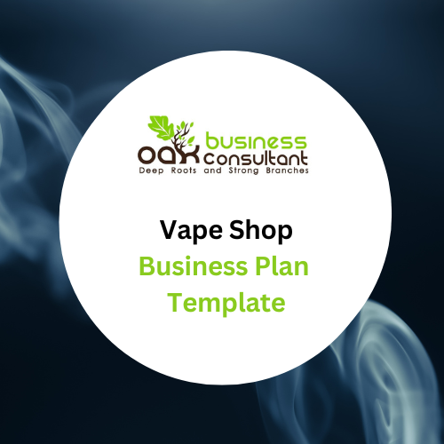 Vape Shop Business Plan Template - Product Image