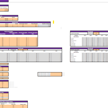 Vitamin Subscription Box Financial Model - Image 2
