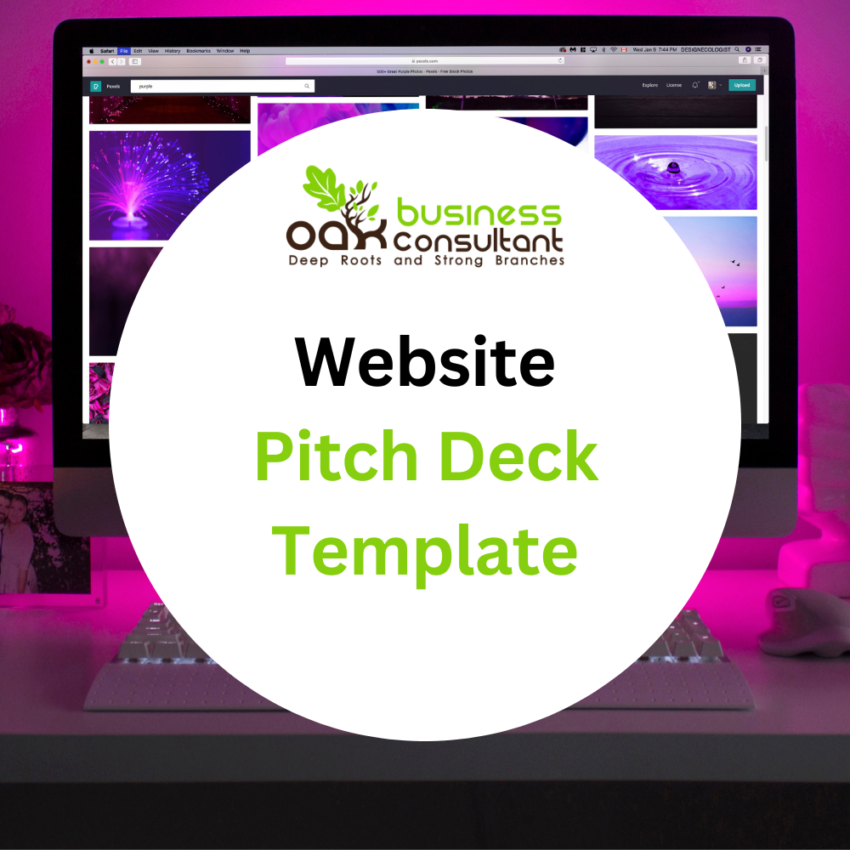 Website Pitch Deck Template