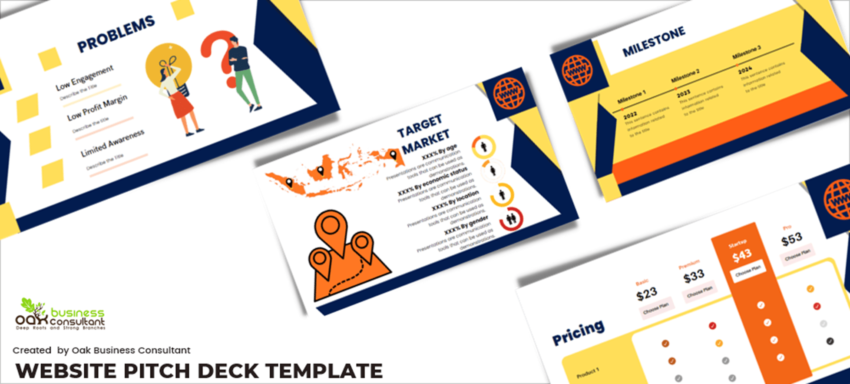 Website Pitch Deck Template