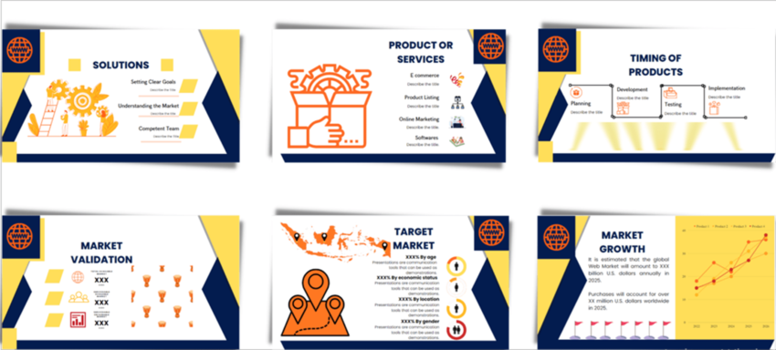 Website Pitch Deck Template