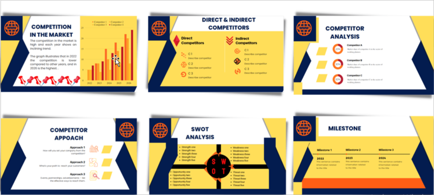Website Pitch Deck Template