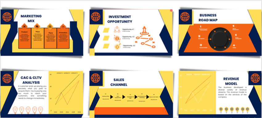 Website Pitch Deck Template