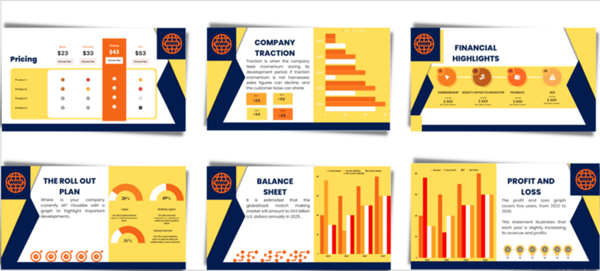 Website Pitch Deck Template