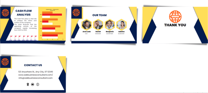 Website Pitch Deck Template