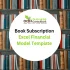 Book Subscription Excel Financial Model - Product Image