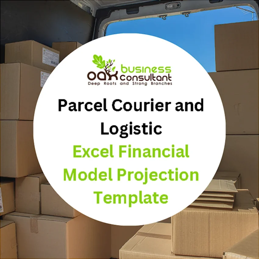 Parcel Courier and Logistic Excel Financial Model - Product Image