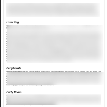 Laser Tag Gaming Center Business Plan