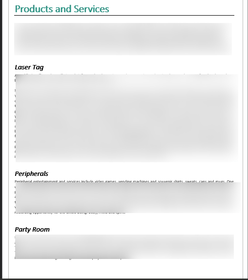 Laser Tag Gaming Center Business Plan
