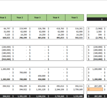 Accounting Software Excel Financial Model