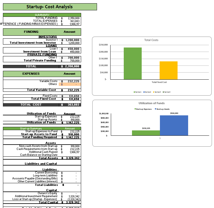 Accounting Software Excel Financial Model