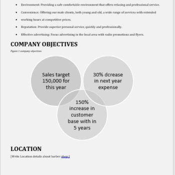 Barber Shop Business Plan