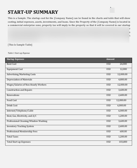 Barber Shop Business Plan