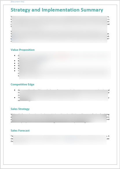 Brewery Business Plan