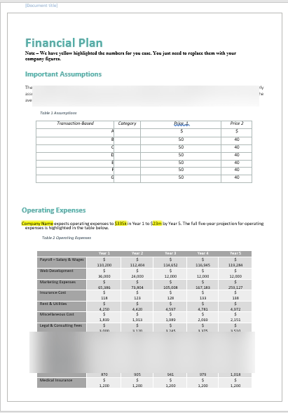 Brewery Business Plan