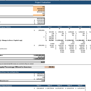 Data Analytics Software Financial Model - Image 12