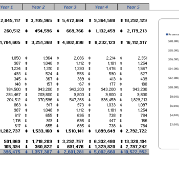 Data Analytics Software Financial Model - Image 15