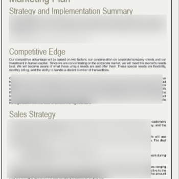 Errand Service Business Plan