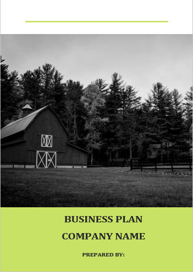 Farming and Agriculture Business Plan
