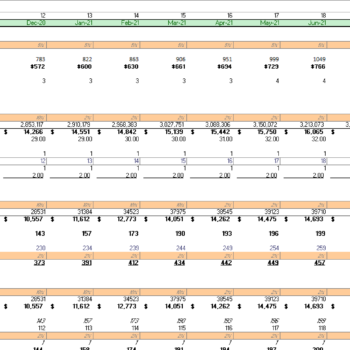 Body Piercing Financial Model Template - Image 3