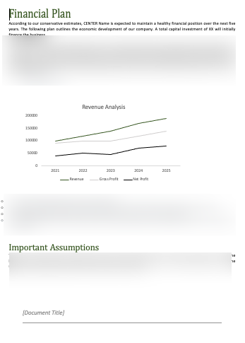 Golf Training business plan