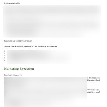 Golf Training business plan