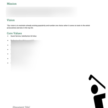 Golf Training business plan