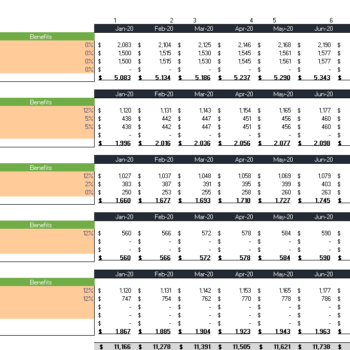 Accounting Software Excel Financial Model