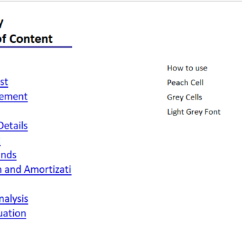 Startup Excel Financial Model For Online SEO Service | SaaS
