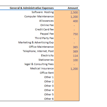 Small Business CRM Software Excel Financial Model