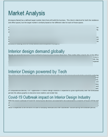 Interior Design Business Plan