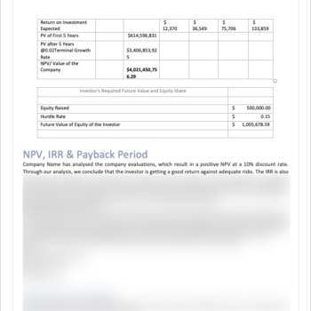 Massage Products Business Plan