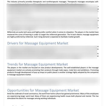 Massage Products Business Plan