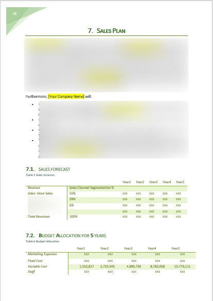 Online Organic Store Business Plan