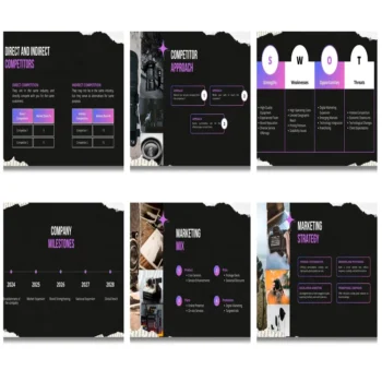 Photography Pitch Deck template - Market Validation - FI